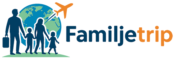 Logga för familjetrip.se med 2 vuxna och 2 barn