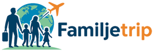 Logga för familjetrip.se med 2 vuxna och 2 barn